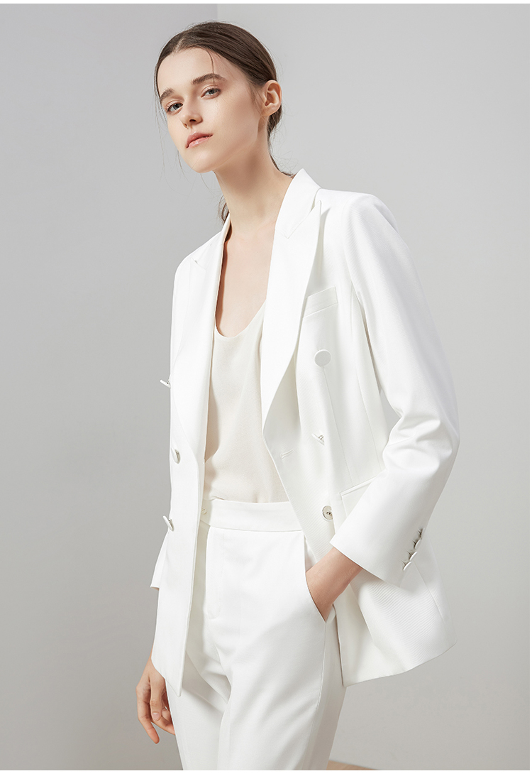 白色西裝套裝氣質小西裝套裝女氣質西裝外套女西服時尚